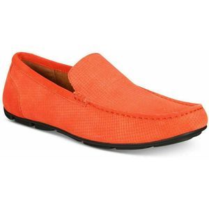 Alfani Kendric Orange Driving Shoes Mens